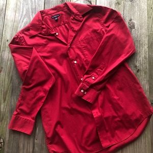 Croft & Barrow Red Dress Shirt Medium